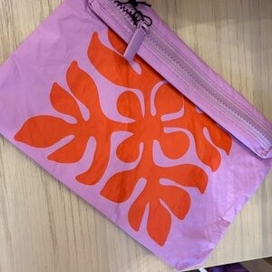 New aloha collection Purple Hawaiian quilt small pouch